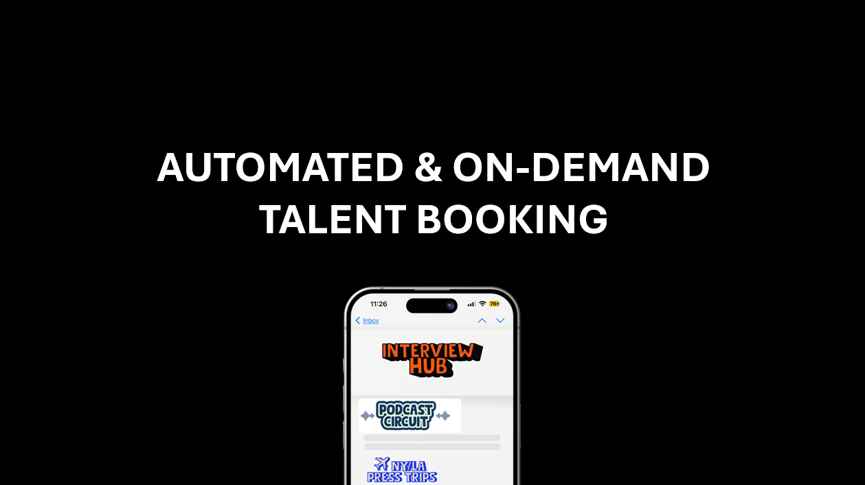Service: On-Demand Talent Booking